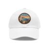 Cabo de Gata Hat - Spain Leather Patch Cap, Retro Sunset Coastal Design, Andalusia Travel Souvenir, Unique Mediterranean Gift