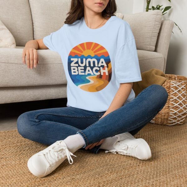 Zuma Beach Bold Horizon Tee - Abstract California Coast Shirt | Sunset Vibes Graphic T-Shirt | Unisex Fit