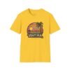 Ventura Sunset Pixel Art California Dream Unisex Softstyle T-Shirt, Graphic Tee, Vintage Style Shirt, Retro Tshirt, Beach Lover Gift