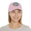 2405113079464839533_2048.jpeg Sitges Spain Hat - Coastal City Leather Patch Cap, Spanish Beach Town Souvenir Dad Hat, Barcelona Coast Travel Gift