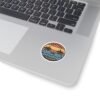 Ventura California Sticker - Retro Sunset Beach Decal with Palm Trees, Vintage Coastal Travel Souvenir, Surf Vibes Art