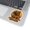 More Capy Less Drama Sticker | Funny Capybara Vinyl Decal, Retro Sunset Animal Sticker for Laptop, Water Bottle, Quirky Chill Vibes Gift