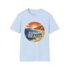 Zuma Beach California Sunset Tee - Retro Ocean Cliff Shirt | Colorful Coastal Art | Unisex T-Shirt