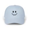Pixel Smiley Face Embroidered Hat - Retro 8-Bit Minimalist Dad Cap, Gaming Aesthetic Streetwear, Fun Pixel Art Gift
