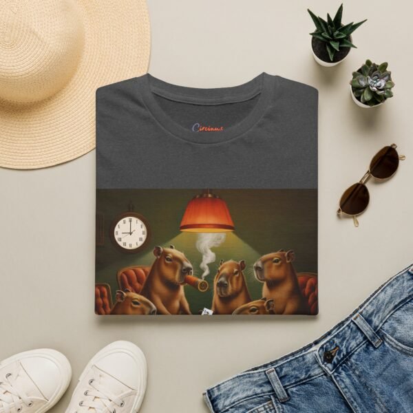 Capybara Poker Night T-Shirt - Retro Art Tee | Funny Capybara Design | Animal Humor Shirt | Vintage Gambling Vibes | Unique Gift