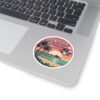 267862439446250662_1200.jpeg Ventura California Sticker - Retro Pixel Art Sunset with Pier and Pelican, Beach Vibes Coastal Aesthetic Travel Design