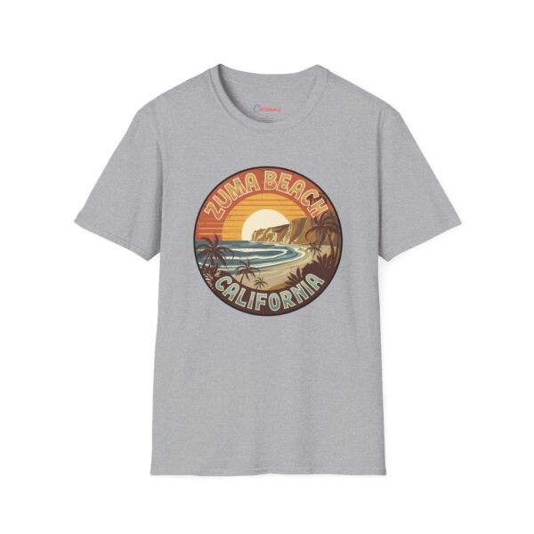 Zuma Beach Vintage Tee - Retro California Sunset Shirt, Coastal Vibes Aesthetic T-Shirt, 70s Style Graphic Tee for Ocean Lovers