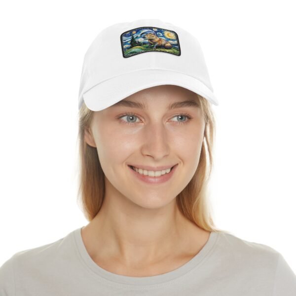 Capybara Starry Night Hat - Embroidered Funny Animal Baseball Cap, Van Gogh Inspired Parody Gift
