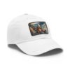 Capybara Scream Hat - Funny Capybara Baseball Cap, Art Parody Gift, Munch Inspired Retro Patch Cap, Unisex Adjustable Hat
