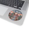 Desert Sunset Splendor Kiss-Cut Stickers, El Paso, Texas Decor, Cactus Sticker, Southwestern Gift, Scrapbooking Supplies, Laptop Decal