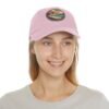 Carmel by the Sea Hat - Retro Coastal Leather Patch Cap, California Ocean Sunset Embroidery Style