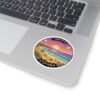 3031144402848826236_1200.jpeg Tarifa Spain Sticker - Retro Pixel Art Sunset Beach Design | Coastal Travel Art | Mediterranean Vacation Gift | Spanish Coast Vibes