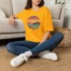 Embrace the Horizon: Pixel Art Ventura Pier Sunset - Unisex Softstyle T-Shirt