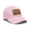 3329389966149877916_2048.jpeg Byron Bay Hat - Retro Leather Patch Dad Hat with Coastal Landscape Design, Summer Beachwear Gift, Australia Travel Souvenir