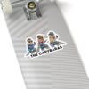 3338268776639204062_1200.jpeg Cool Capybaras Crossing Sticker, Cute Rodent Lover Gift, Gift for Capybara Lover, Pixel Art Design