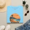 Ventura California Sunset Softstyle T-Shirt, Beach Lover Tee, Coastal Sunset Shirt, Ocean Vibes Top, Vacation Tshirt