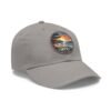 Carmel by the Sea Hat - Pixel Art Sunset Leather Patch Cap, California Coastal Retro Style, Unique Travel Souvenir Gift