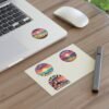 Tarifa España Sticker Pack - Retro & Pixel Art Travel Badge Set of 4, Sunset Beach Coastal Stickers, Andalusia Spain Souvenir