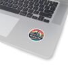 Wichita, Kansas Skyline Art - Kiss-Cut Stickers | Vibrant Cityscape Design