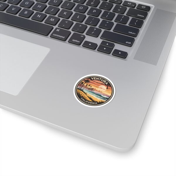 Sticker, Ventura California Sunset Paradise, Travel Stickers, Laptop Decal, Phone Sticker, Scrapbooking, Journaling Supplies