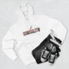 Sausalito Pixel Art Hoodie - Coastal California Vibes, Golden Gate Sunset, Sailboats & Nature - City Vibes Collection, Cozy Unisex