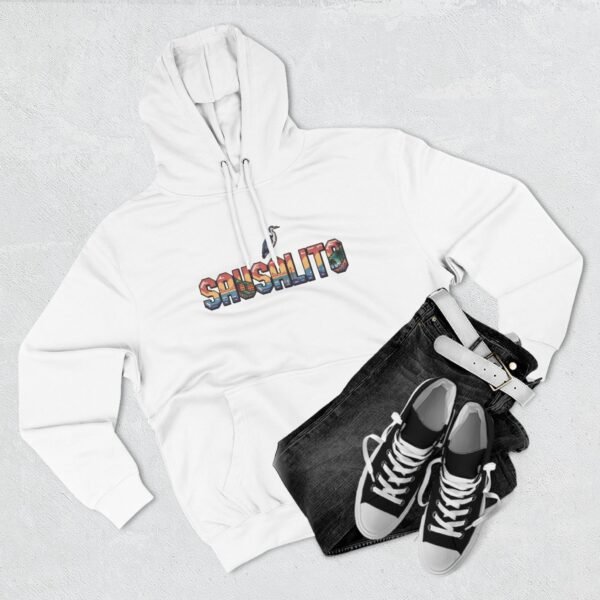 Sausalito Pixel Art Hoodie - Coastal California Vibes, Golden Gate Sunset, Sailboats & Nature - City Vibes Collection, Cozy Unisex
