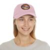 Sitges Spain Hat - Retro Sunset Leather Patch Cap, Coastal Beach Town Souvenir Dad Hat, Mediterranean Travel Gift
