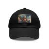 Capybara Scream Hat - Funny Capybara Baseball Cap, Art Parody Gift, Munch Inspired Retro Patch Cap, Unisex Adjustable Hat