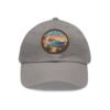 Cabo de Gata Hat - Spain Leather Patch Cap, Retro Sunset Coastal Design, Andalusia Travel Souvenir, Unique Mediterranean Gift