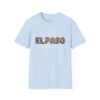 El Paso Texas Pixel Art Shirt - Retro 8-Bit Desert Sunset Design | Unisex Softstyle T-Shirt