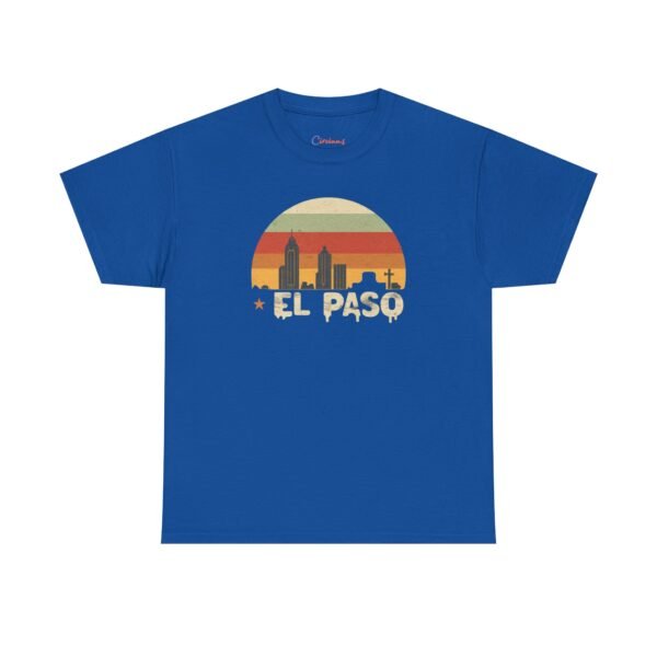 3801175663771351923_2048.jpeg El Paso, Texas | City center at sunset - Unisex Heavy Cotton Tee