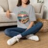 Zuma Beach Pixel Art T-Shirt - Retro Sunset Surf Tee, 8-Bit California Vibes, Vintage Beach Shirt, Cool Summer Coastal Style