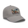 Capybara Scream Hat - Funny Capybara Baseball Cap, Art Parody Gift, Munch Inspired Retro Patch Cap, Unisex Adjustable Hat