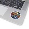 Southwest Texas Kiss-Cut Stickers | Colorful El Paso Culture & Landscape Art, Texas Souvenir, Travel Sticker, Laptop Decal, Planner Sticker