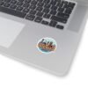 Wichita, KS City Drawing Stickers - Kiss-Cut Sticky Decals, Labels for Laptop, Water Bottle, Planner, Scrapbook, Travel Journal