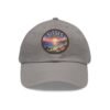 Sitges Spain Hat - Pixel Art Coastal Dad Cap with Leather Patch, Summer Beach Travel Souvenir