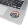 Wichita, Kansas Skyline Art - Kiss-Cut Stickers | Vibrant Cityscape Design
