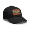 4085060441960748636_2048.jpeg Byron Bay Hat - Retro Leather Patch Dad Hat with Coastal Landscape Design, Summer Beachwear Gift, Australia Travel Souvenir