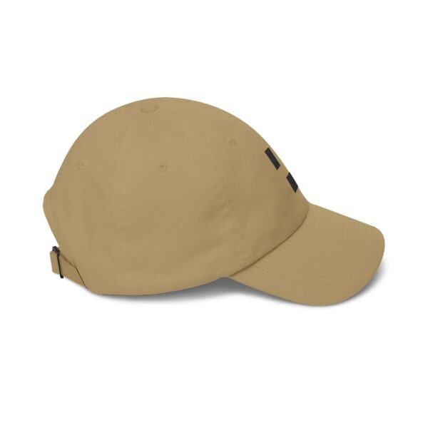 Pixel Surprised Face Embroidered Dad Hat: Retro 8-Bit Gaming Cap