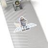 Zeus Road Sticker - Funny Greek Mythology Vinyl Decal, Lightning & Crosswalk Design, Unique Gift for Him