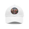 El Paso Texas Hat - Leather Patch Desert Sunset Cap with Cactus & River, Retro Travel Baseball Dad Hat, City Vibes Souvenir Apparel