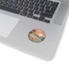Zuma Beach, California - Vintage Sunset Sticker | Coastal Vibes & Palm Trees Emblem