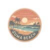 4227883652043529114_1200.jpeg Zuma Beach California Sticker - Retro Sunset Surf Vibes, Tropical Ocean Scene, Beach Lover Gift, Waterproof Vinyl Decal