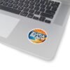 Zuma Beach California Sticker - Bold Retro Coastal Design, Minimalist Travel Decal, Beach Lover Gift