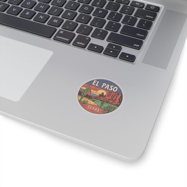 Sunset Cacti Stickers, El Paso Texas Souvenir, Desert Mountain Decals, Traveler Sticker Pack, Southwestern Decor