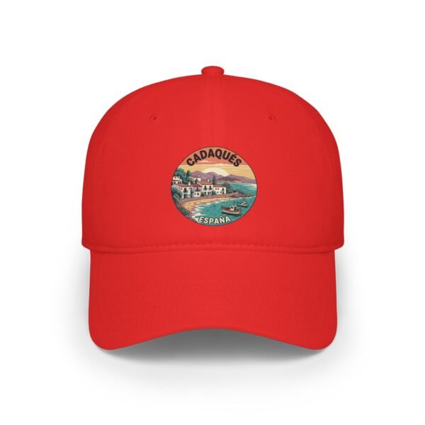 Cadaqués Spain Hat - Retro Coastal Dad Cap with Artistic Travel Design, Mediterranean Beach Souvenir, Spanish Village Gift