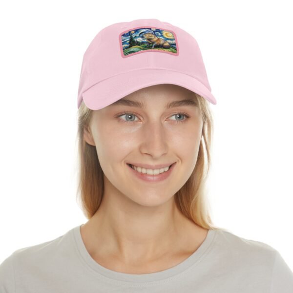 Capybara Starry Night Hat - Embroidered Funny Animal Baseball Cap, Van Gogh Inspired Parody Gift