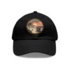 Zuma Beach California Hat - Retro Sunset Leather Patch Cap, Pixel Art Coastal Dad Hat, Malibu Surf Style Beachwear