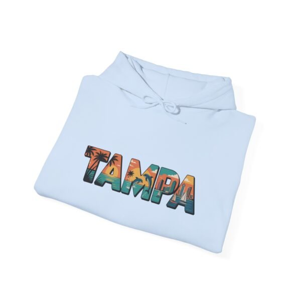 Tampa Florida Hoodie - Retro Coastal Beach Sweatshirt, Florida Travel Gift, Vintage Style Tampa Pullover, Unisex Cozy Hoodie