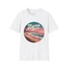 Zuma Beach Sunset T-Shirt - Retro California Surf Shirt, Warm Sunset Colors, Cool Malibu Coastal Vibes, Gift for Beach Lovers